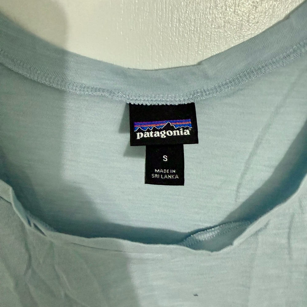 Patagonia Women's Light Blue Tank Top